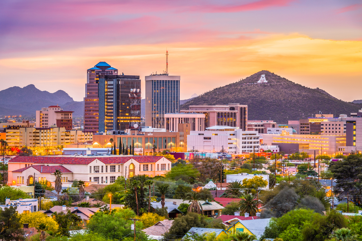 Panoramic Image of Tucson, AZ